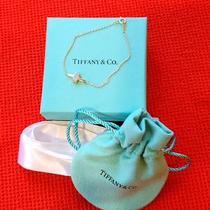 TIFFANY  "T" single chain bracele